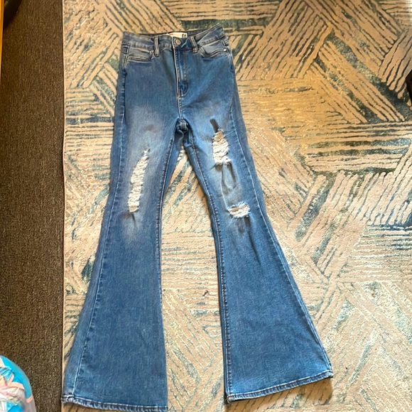 Refuge denim flares Sz1 EUC - Picture 1 of 5